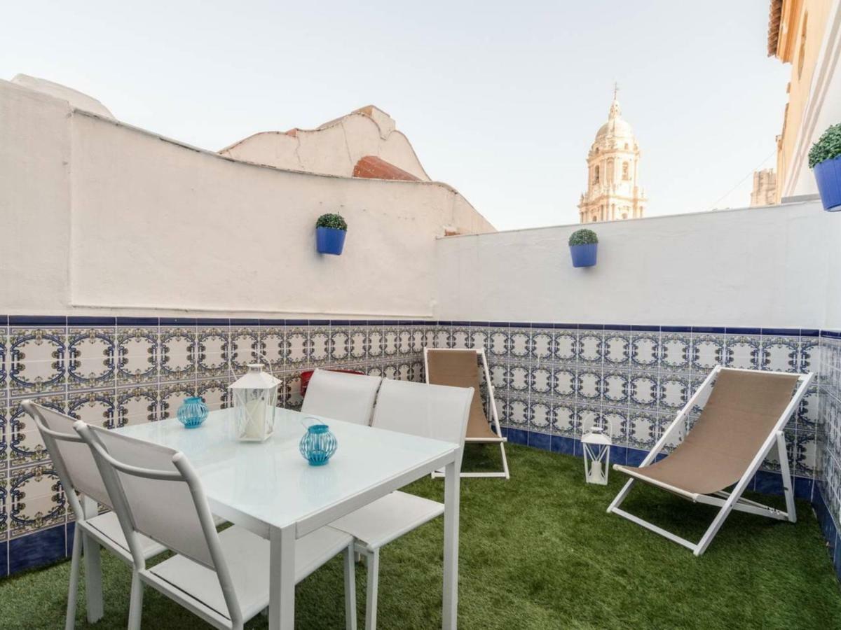 Larios Penthouse With Terrace And 2 Bedrooms Málaga Eksteriør billede